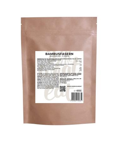 Buy Premium Bamboo Fiber 400g | Low Carb Flour | GreatVita Value Pack | High-Quality Bamboo Powder for Baking & Cooking - Buy Online on SooperMarket.com