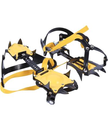 EVTSCAN 10-Teeth Crampons for Hiking - Slip Resistant Ice Grips - Buy Online on SooperMarket.com