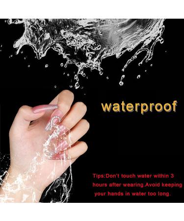 Waterproof Double Side Gel Nail Glue for Press On Nails - 1200pcs (50 Sheets) - Buy Online on SooperMarket.com