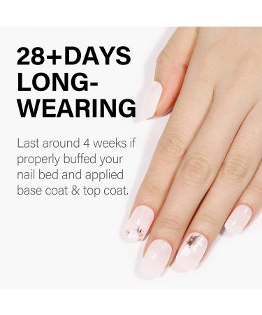 AILLSA Milky White Gel Nail Polish - 15ml Nude Milky Soak Off UV Gel Polish | Quick Dry Transparent Jelly Gel Nail Polish for Long Lasting Manicure DIY at Home - Buy Online on SooperMarket.com