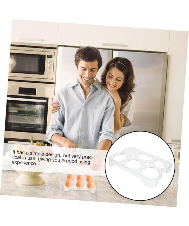 jojofuny Egg Storage Box Plastic Container Mustard Deviled Egg Tray Egg Storage Case Platter Refrigerator Assorted Color 14.8x9.7x2cm - Buy Online on SooperMarket.com