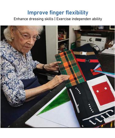 Elderly Dementia Blanket Dementia Decompression Blanket Calming Dementia Sensory Motor Aids Fidget Blanket for Dementia Calming Comforting Activities for Adults with Dementia - Buy Online on SooperMarket.com