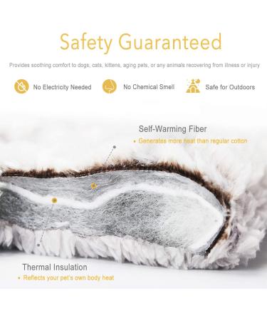 Self Heating Cat Pad - 27.5 x 18.5 Thermal Cat Mat for Outdoor & Indoor Pets - Buy Online on SooperMarket.com