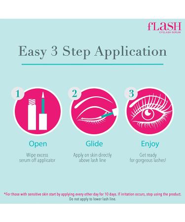 Get Longer-Looking Lashes with fLASH Eyelash Serum - Shop Now! - Buy Online on SooperMarket.com