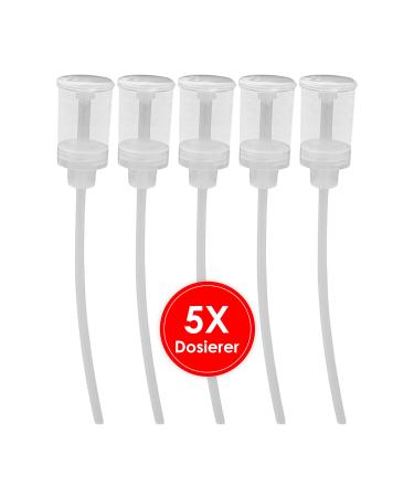 Biohy cleaning agent Dosierer (5-Set) |Chemical portioner with precise scale |Dosing aid for fast & simple filling |Suitable for all BioHy cleaning bottles 1 piece (5 pack)