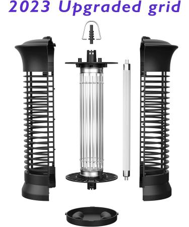 HUNTINGOOD Bug Zapper - Portable Indoor Insect Killer with 365NM UV Lamp - Chemical Free, Child Safe - Spare Bulb Included - 2023 Upgraded - Buy Online on SooperMarket.com