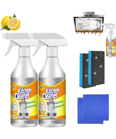 Sciasi Kitchen Foam Cleaner Sciasi Foam Cleaner Multi-Purpose Foam Cleaner Powerful Stain Removing Foam Cleaner (2 Pcs)