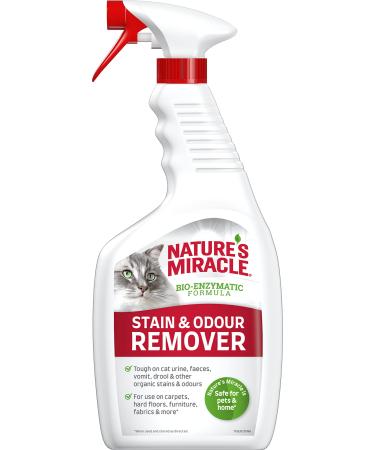 Nature s Miracle Flecken- & Smell remover cat - enzyme cleaner for the easy removal of dirt odor neutralizer with citrus fragrance 709 ml of cat 709 ml (citrus fragrance)