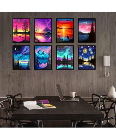 5D Diamond Painting Kits for Adults - Tiny Fun 12 Pack DIY Art Kit with Round Full Drill Diamonds for Home Decoration - 12x16 Inch - Buy Online on SooperMarket.com