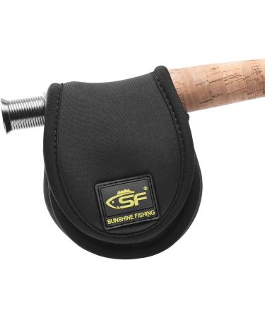 SF Fly Fishing Reel Case Pouch Cover - Black 1PCS for 3/4 5/6 7/8 wt Fly Reel 5/6wt - Buy Online on SooperMarket.com