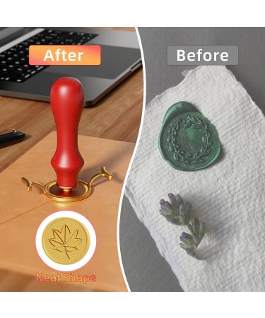 SWEET PASSWORD 5PCS Metal Wax Seal Molds for 1 Inch Stamp Set with Silicone Mat - Gold Sealing Wax Kit - Buy Online on SooperMarket.com