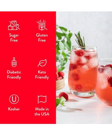 Jordan's Skinny Mixes Sugar-Free Syrup Raspberry Flavor Fruit Flavored Water Enhancer Drink Mix for Iced Tea Lemonade and More - Zero Calorie Flavoring - Keto Friendly - 750ml (25.4 Fl Oz) - Buy Online on SooperMarket.com