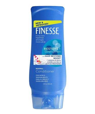FINESSE Restore + Strengthen Normal Conditioner 13 oz (Pack of 6) Enhance Hair's Shine & Manageability