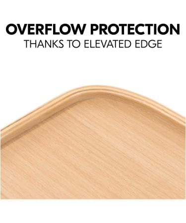 Hauck Alpha+ Wooden Tray Natural - FSC Sustainable Certified Beechwood Elevated Highchair Tray Easy to Clean - Buy Online on SooperMarket.com