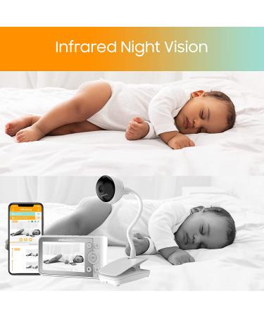 Chillax Giraffe Pro Smart Baby Monitor  WiFi Baby Monitor with Full HD 1080p Camera and 4.3 Video Parent Unit  Privacy Protection Switch  Auto Dimming LED  Gooseneck  2-Way Audio  Night Vision - Buy Online on SooperMarket.com