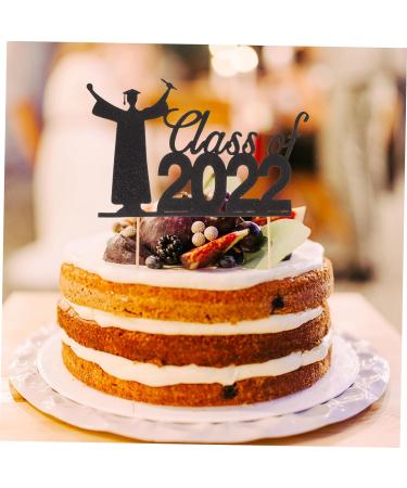 MAGICLULU 13pcs Graduation Season Cake Insert Cardstock Topper Graduate Dessert Toppers Graduation Baking Topper 2022 Cupcake Topper Congrats Desserts Inserts Toothpick Glitter Paper Food - Buy Online on SooperMarket.com
