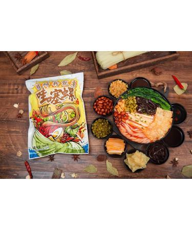 Liuzhou Specialty Rice Noodles 308g Spicy noodles Hot and sour noodles instant rice noodles delicious spicy rice noodles vermicelli snacks specialty food (2bags) - Buy Online on SooperMarket.com