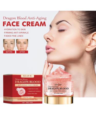 Dragon's Blood Easy Cream Placenta Dragon Blood Cream Royal Dragon Blood Cream Niacinamide for Post-Acne Marks Encapsulated Colour Pigments Black Oat Plump and Smooth Skin (50g) - Buy Online on SooperMarket.com