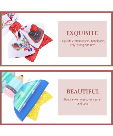 ABOOFAN Girls Hair Bow Set - Back to School Bowknot Hair Clips for Little Girls & Women - Buy Online on SooperMarket.com