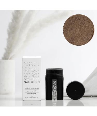 Nanogen Hair Fibres 15g Light Brown - Pack of 1 - Buy Online on SooperMarket.com