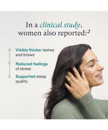 Nutrafol Women's Hair Growth Supplements - Clinically Proven Stronger Hair in 3-6 Months Dermatologist Recommended - 2 Month Supply & 2 Refill Pouches - Buy Online on SooperMarket.com