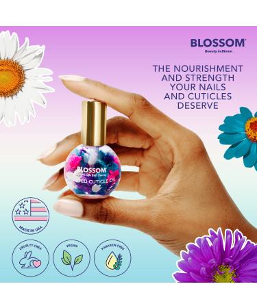 Blossom Lavender Cuticle Oil & Blue Cross Cuticle Remover Bundle - 0.42oz & 6oz - Made in USA - Buy Online on SooperMarket.com