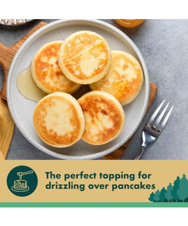 St Lawrence Gold Maple Syrup 250ml - Grade A 100% Pure Canadian Amber Maple Syrup for Pancakes, Waffles, and Cocktails - Buttery Caramel Taste - Gluten-Free Vegan - 250ml (Pack of 1) - Buy Online on SooperMarket.com