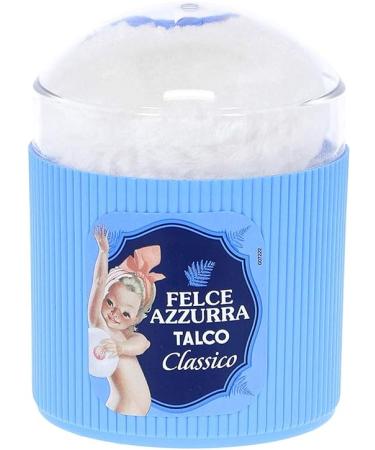 Paglieri: Felce Azzurra Talcum Powder, Classic Scent Free Powder-Puff [ Italian Import ] by Felce Azzurra