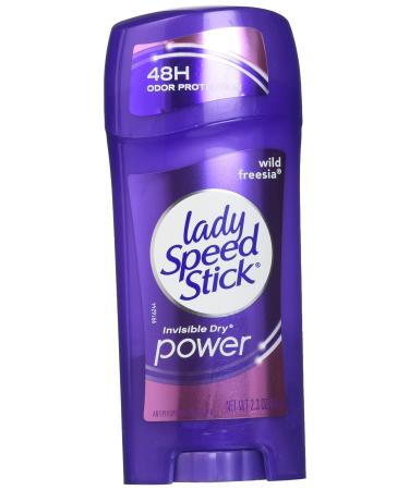 Lady Speed Stick Invisible Dry Antiperspirant & Deodorant Wild Freesia - 2.3 oz - 2 pk by Lady Speed Stick 2.3 Ounce (Pack of 2) Wild Freesia 2.3 Ounce (Pack of 2)