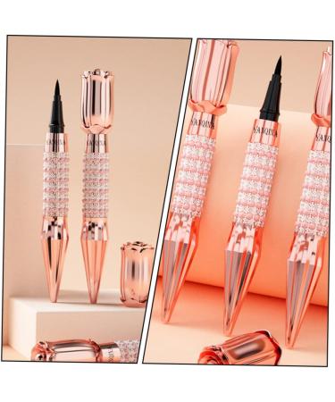 Mikinona 2pcs Liquid Eyeliner Eye Drawing Pencil Beautiful Eyeliner Plastic Cosmetic Tool Kit Woman - Buy Online on SooperMarket.com