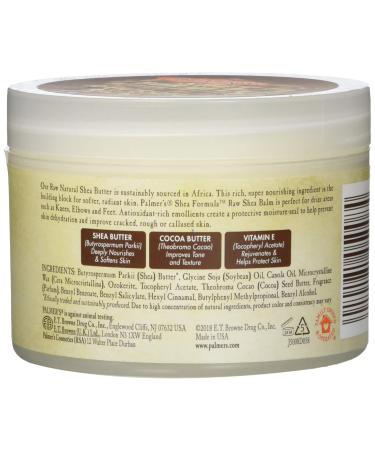 Buy Palmer's Shea Formula Raw Shea Balm 7.25 oz - Best Moisturizer for Dry Skin | International Shipping Available - Buy Online on SooperMarket.com