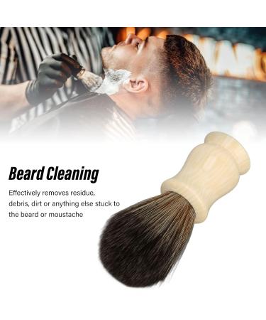 Portable Synthetic Beard Brush with Resin Handle - Effective Beard Cleaning & Shaving Removal Tool for Neck Care - Buy Online on SooperMarket.com