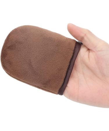 Aplicador de guante autobronceador guante de bronceado s per suave aplicador de loci n de guante flocado peque o guante de bronceado sin sol adecuado para aplicaci n de guante (Marr n) - Buy Online on SooperMarket.com