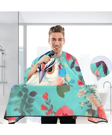 Kigai Cute Owls Barber Cape | Professional Waterproof Hair Cutting Cape for Men & Women with Adjustable Snap Closure - Buy Online on SooperMarket.com