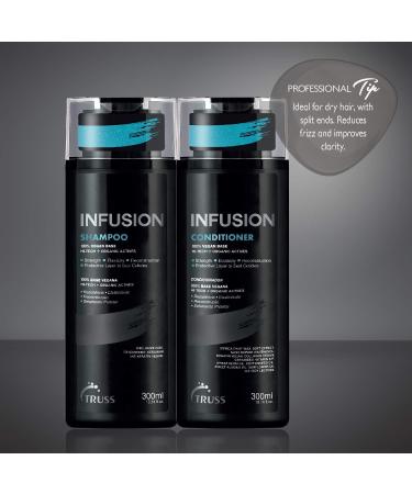 TRUSS Infusion Shampoo & Conditioner Set - Hydrating Hair Care Bundle - Buy Online on SooperMarket.com