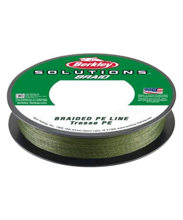 Berkley Solutions Fishing Line (Braid/Monofilament/Fluorocarbon) 110 Yards Braid - Green 15 Pounds