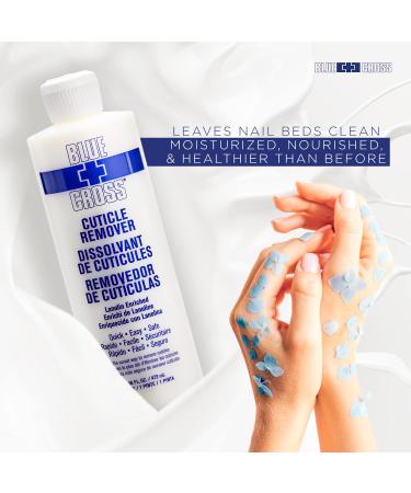 Blossom Lavender Cuticle Oil & Blue Cross Cuticle Remover Bundle - 0.42oz & 6oz - Made in USA - Buy Online on SooperMarket.com