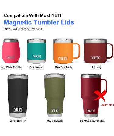 YOUCOX Magnetic Slider Block Replacement for YETI Magnetic Lid - Navy Blue/Black/Red - 10oz to 30oz - Buy Online on SooperMarket.com