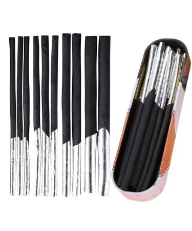 10pcs Vine Charcoal Sticks Willow Artist Soft Charcoal Pencil Sticks Drawing Art Set in Tin Box  4 Sizes Charcoal Drawing Chalks Art Medium for Sketching  Drawing  Shading