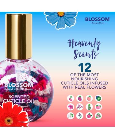 Blossom Jasmine Scented Cuticle Oil - Hydrating, Moisturizing, and Strengthening Formula Infused with Real Flowers - Made in USA - 0.92 fl. oz - Buy Online on SooperMarket.com