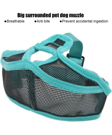 Dog Muzzle Short Snout Dog Muzzle Mesh Adjustable Breathable Anti Biting Bulldog for Anti-Biting Anti-Barking Licking(L) Large - Buy Online on SooperMarket.com