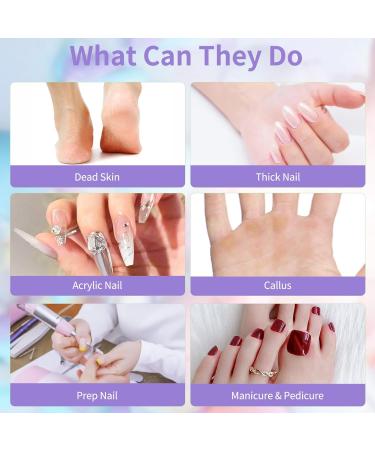 Buy 300 Pcs Nail Drill Sanding Bands - 5 Color Coarse to Fine Grits for Acrylic Nails Includes 2 Drill Bits | Professional Manicure & Pedicure Supplies - Buy Online on SooperMarket.com