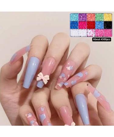 Bowknot 3D Bow Nails Art Flatback Flower Nails Art Decoration Supplies For Salons Bkhz015 - Buy Online on SooperMarket.com