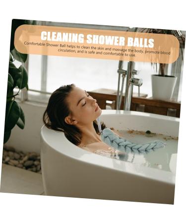 Buy NOLITOY 4 Pcs Bath Balls - Portable Shower Loofah for Luxurious Baths | International Shipping Available - Buy Online on SooperMarket.com