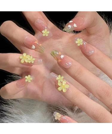 1Bag 3D Flower For Women Nails Art Decorations Easy Installation And Removal Add Charm To Your White - Buy Online on SooperMarket.com