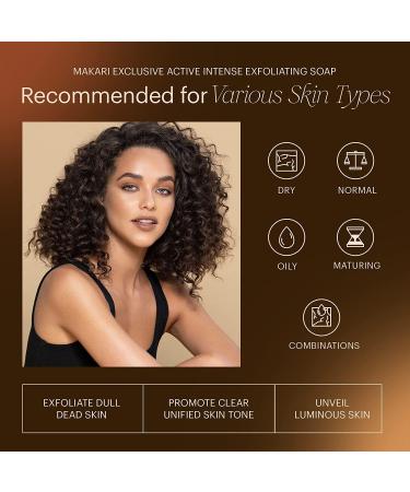 Makari Exclusive Skin Lightening Bar Soap with Organiclarine - Dark Spot, Acne Scar, Sun Patch, Stretch Mark & Hyperpigmentation Treatment - 7oz - Buy Online on SooperMarket.com