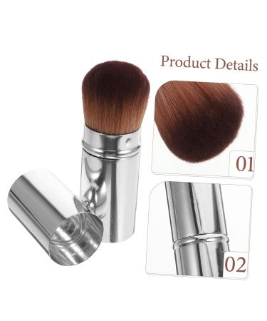 Housoutil Dense Retractable Foundation Brush - Perfect Cosmetic Tool for Powder & Liquid Makeup | Travel-Friendly Blush & Concealer Applicator - Buy Online on SooperMarket.com