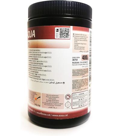 Sosa Soy Lecithin Powder 400g - Premium Quality Emulsifier - Buy Online on SooperMarket.com