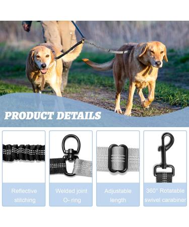 Double Dog Leashes - Reflective 360 Rotatable Adjustable for Training & Walking - International Shipping Available - Buy Online on SooperMarket.com