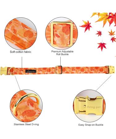Shop Aring Pet Autumn Dog Halison - Cute Yellow Hall Band for Small Dogs | Adjustable Cotton with Metal Buckle - Perfect for Fall! - Buy Online on SooperMarket.com